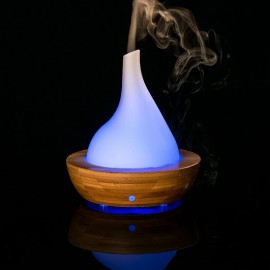 Elektrický difuzér a zvlhčovač z Bambusu tvarovaný